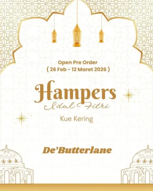 Pengumuman pre-order hampers Idul Fitri De Butterlane